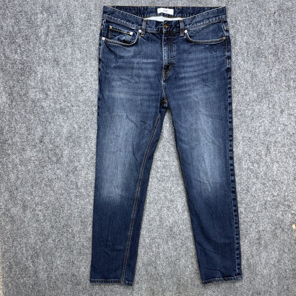 Spoke London 12 oz original Straight leg Jeans Build B Men's size 35 35x31